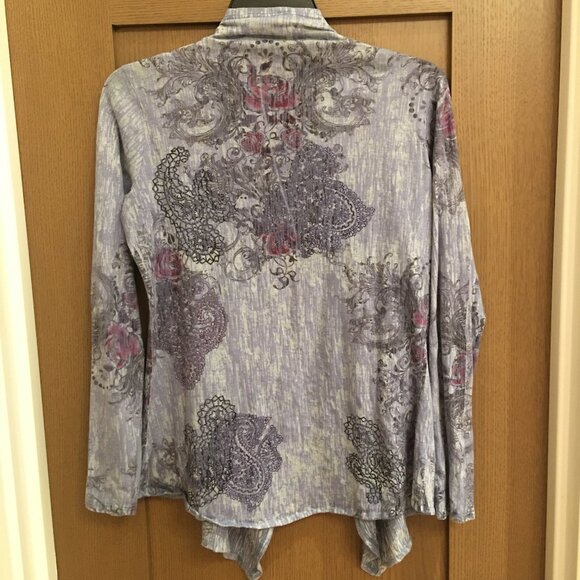 Xhilaration Women's Long Sleeve Duster - Picture 2 of 3